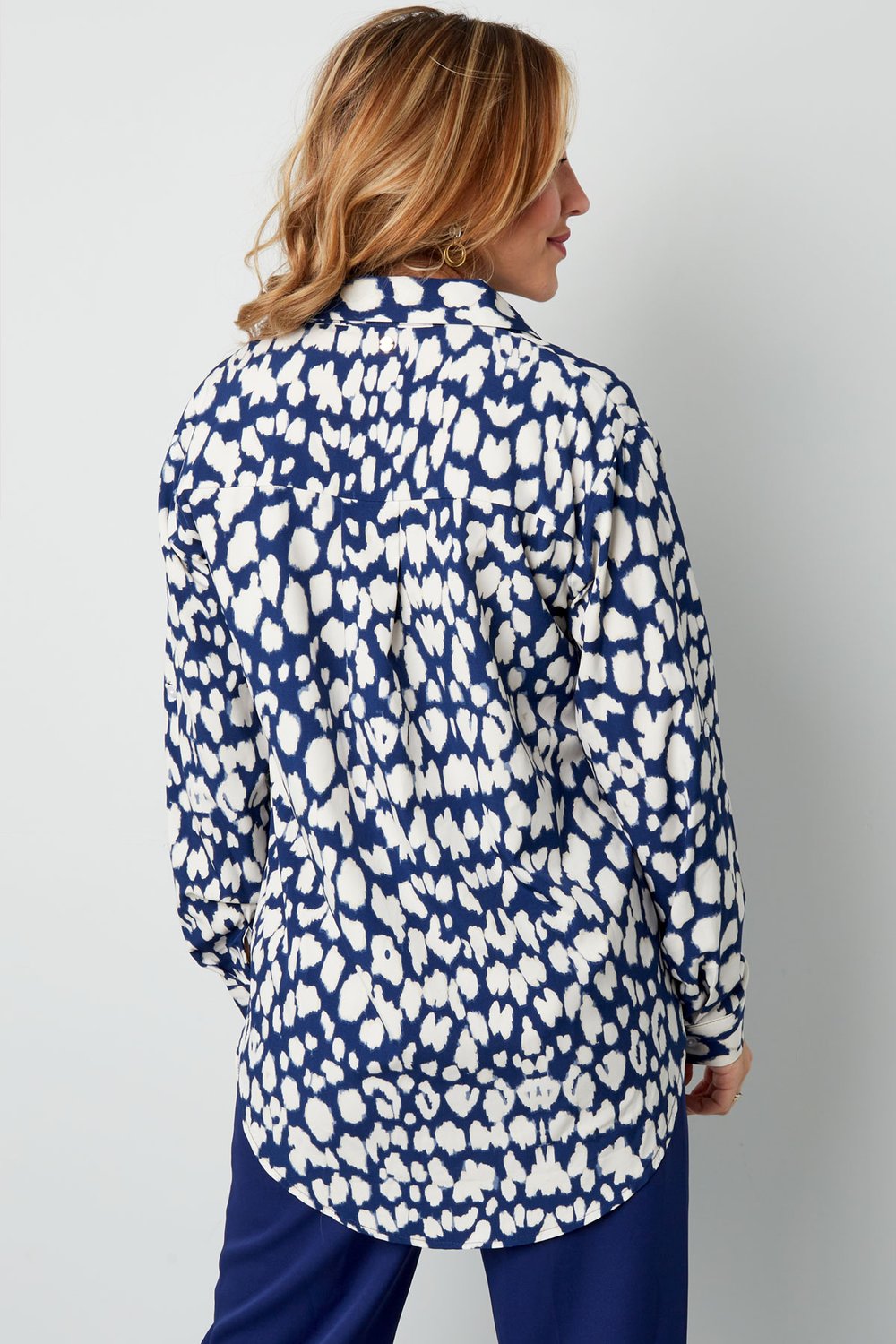 Chemisier imprimé panthère rouge h5Image8