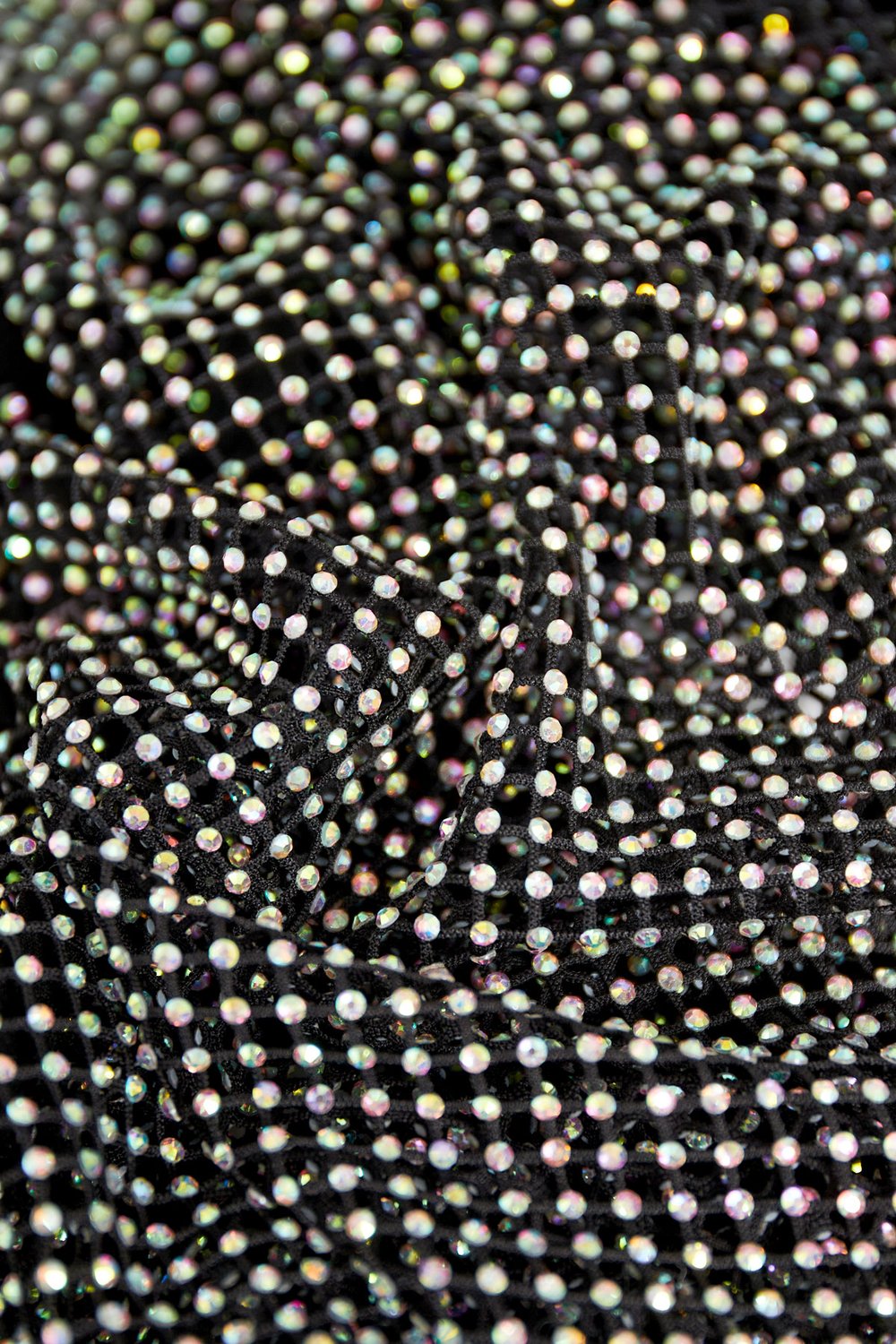 Top scintillante a maniche lunghe - bianco - S Immagine4