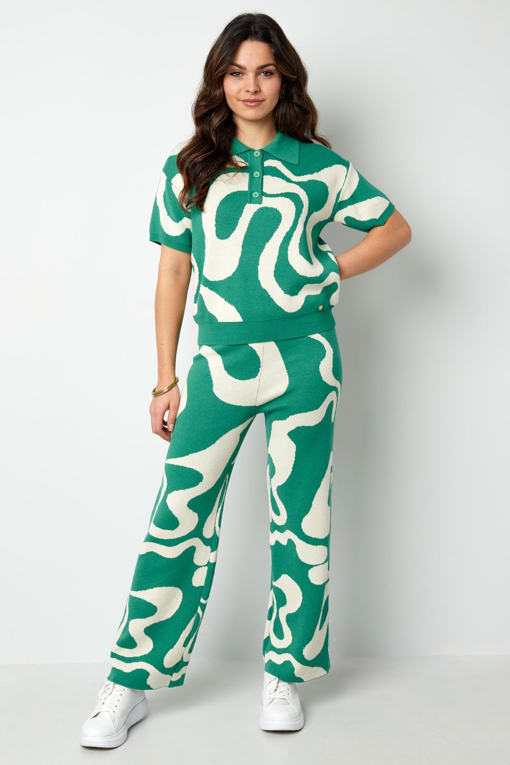 Top orgánico estampado rayas Imagen5