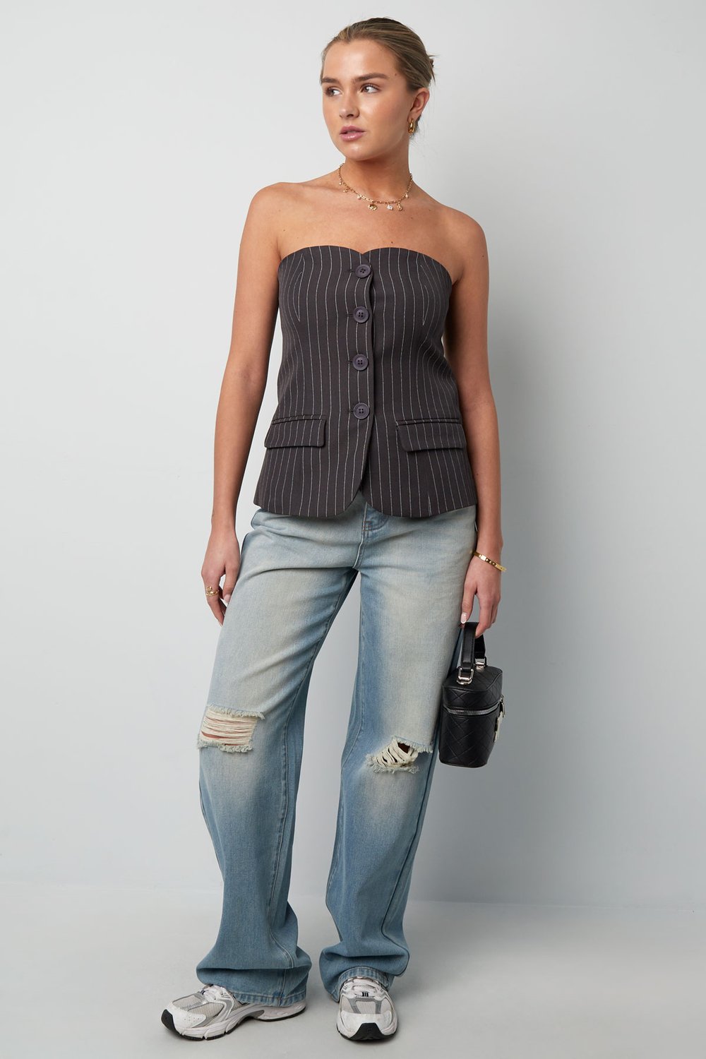 Pinstripe Corset Top h5Picture6