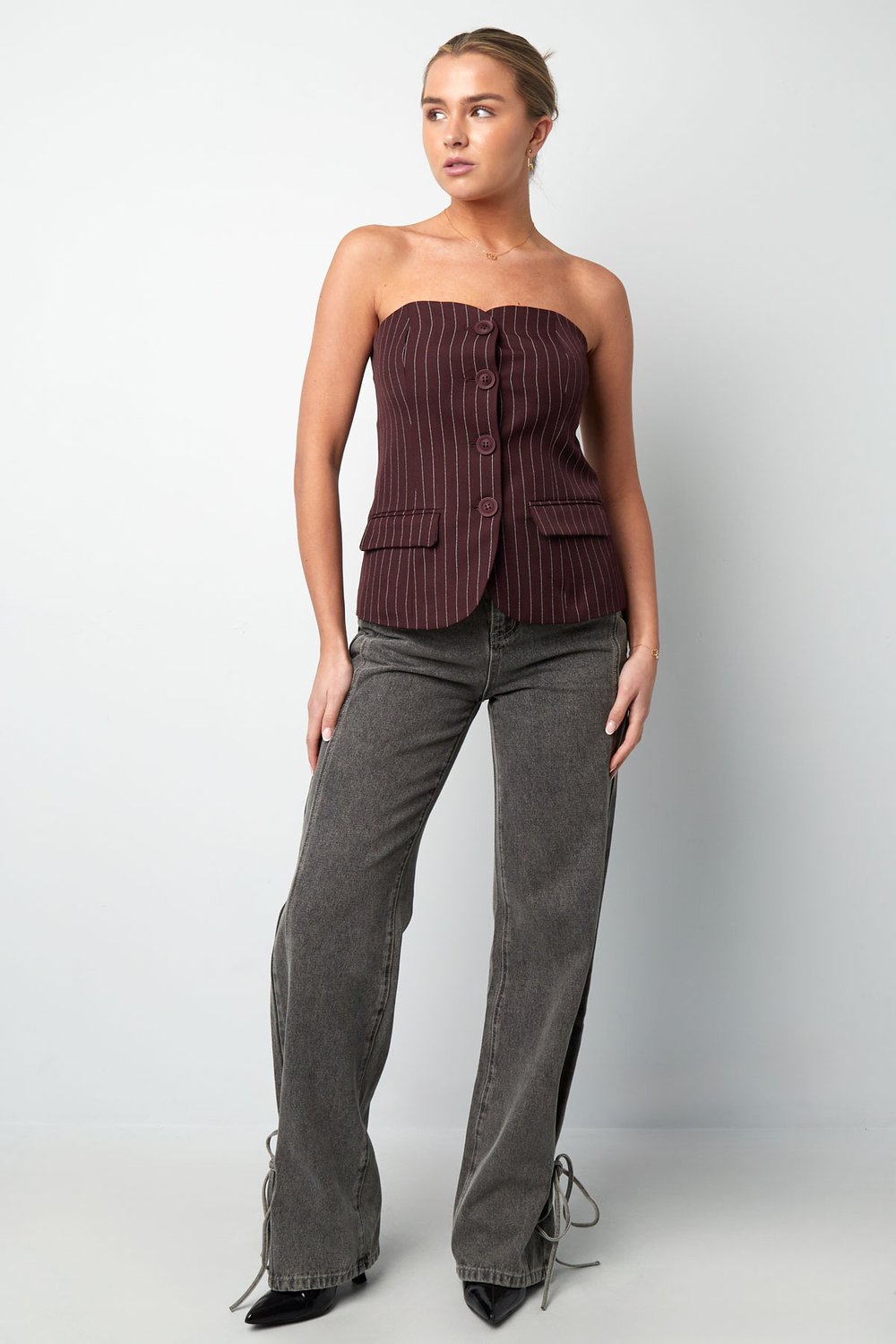 Pinstripe Corset Top h5Picture7