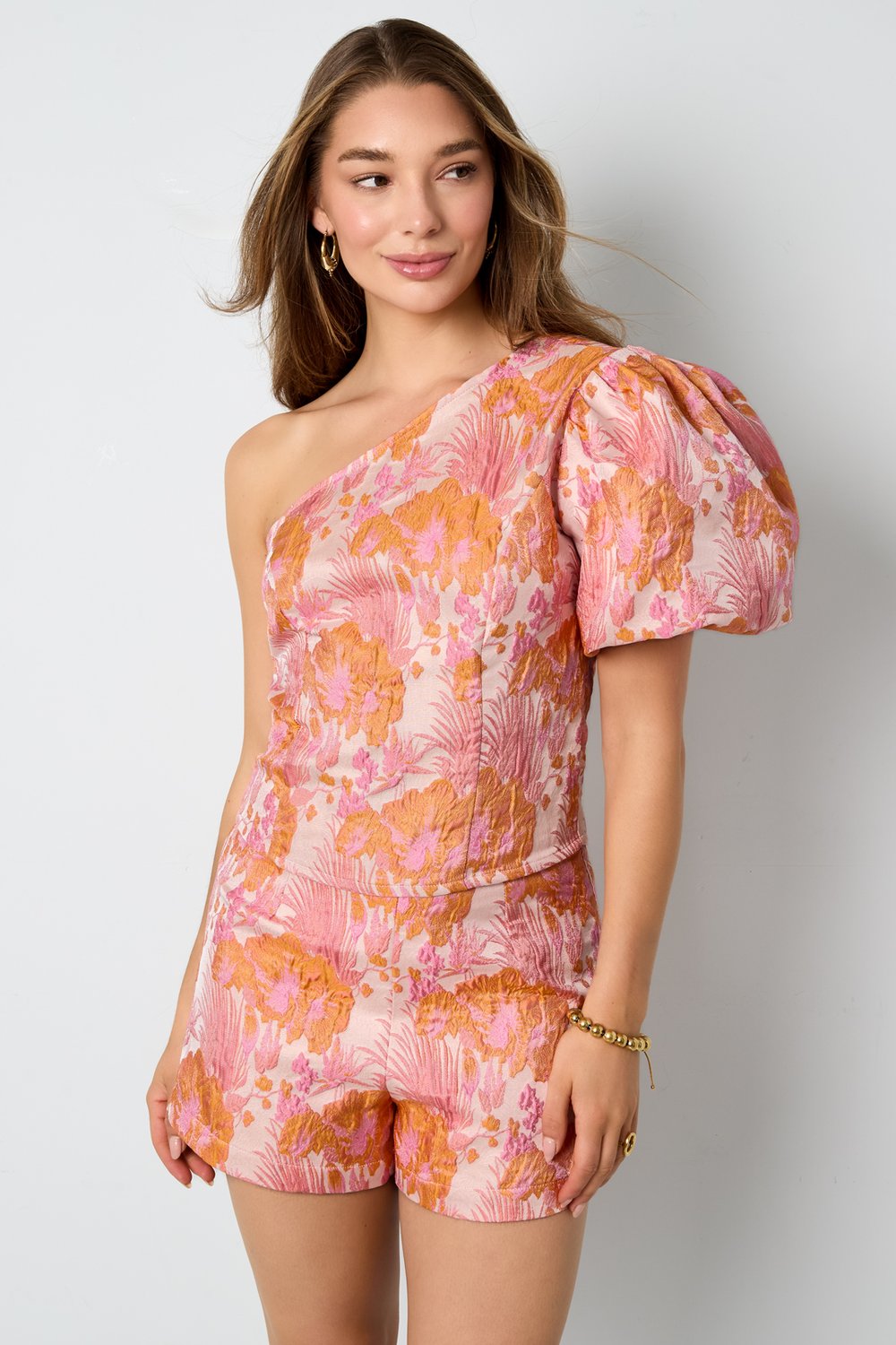 Short sleeve tops Floral print Elegant Spring/Summer h5Picture6