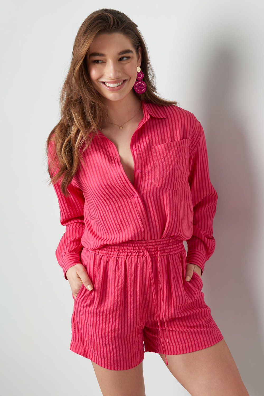 Pantaloncini a righe - bianchi h5Immagine8