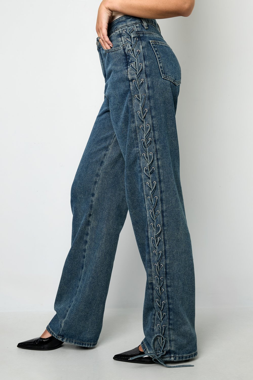 Laced Up Jeans h5Picture5