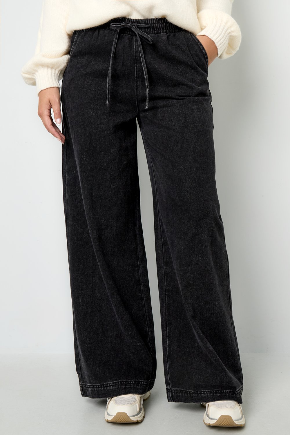 Pantalon de jogging en jean h5Image8
