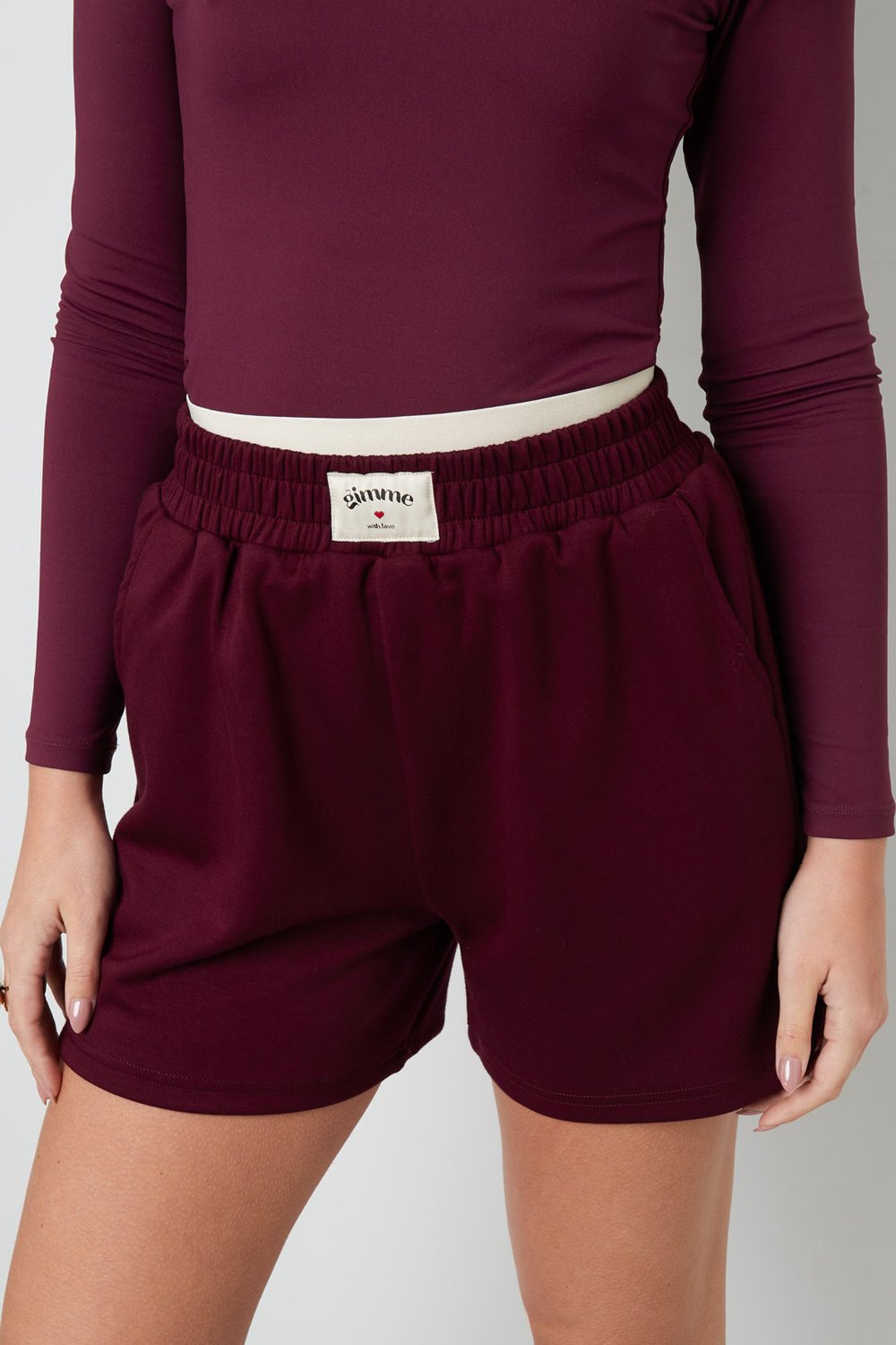 Polyester fiber (polyester) Shorts Solid color Sporty All Fit  Clothes Picture8