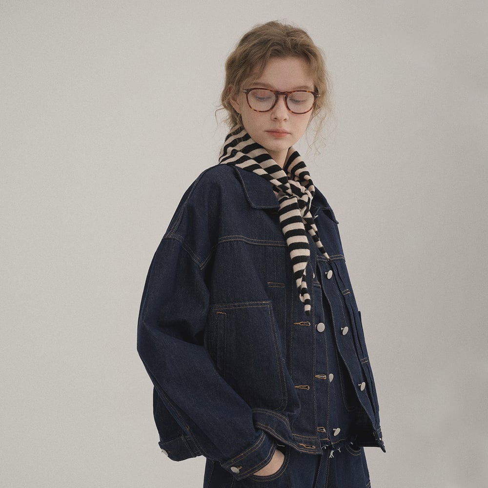 1 Stück Dreieckstuch mit Streifenmuster im Ins-Stil h5Bild3