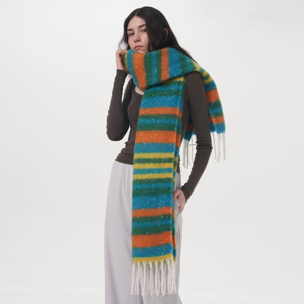 1 Piece Strip Women's Winter Scarve h5Picture2