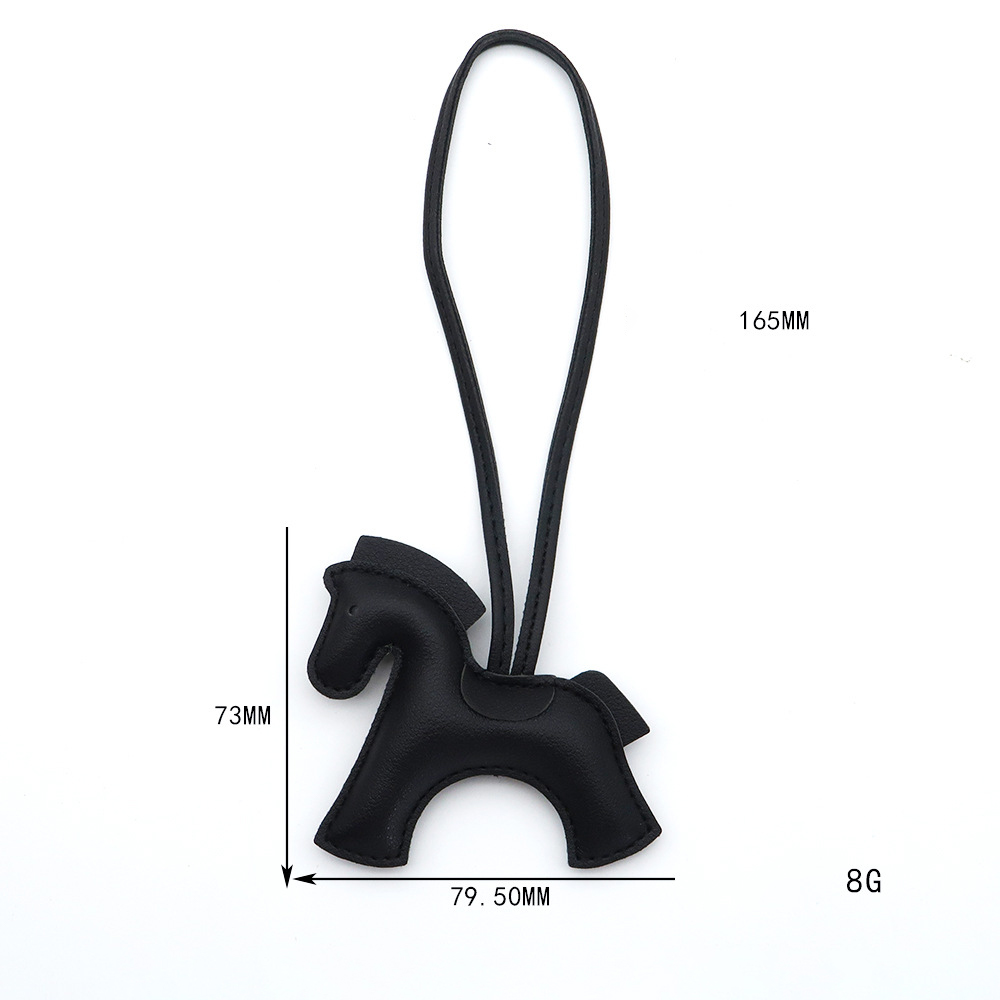 1 Piece Cute Horse PU Bag Charm h5Picture5