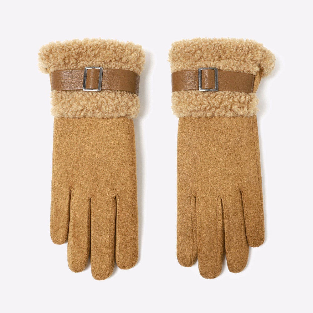 1 Paar elegante Winterhandschuhe aus dickem Wildleder h5Bild3