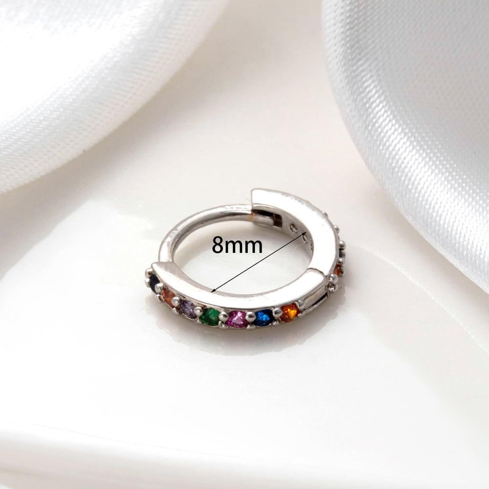 1 Piece Simple Series Simple Geometric Copper No Plating Material Zircon Women Stud Earrings Picture5