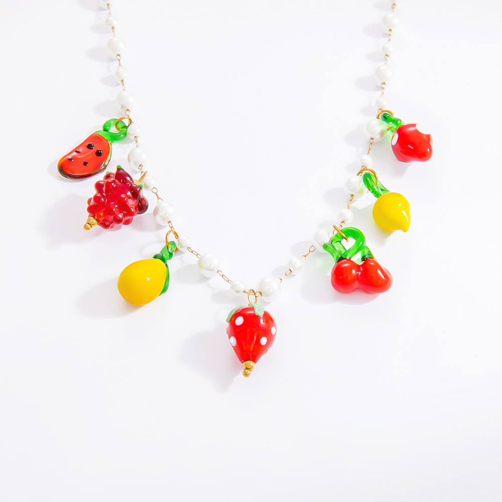 1 Stück Halsketten mit Anhänger „Romantic Series Sweet Heart“ aus Edelstahl mit 18 Karat vergoldetem Glas für Damen h5Bild10