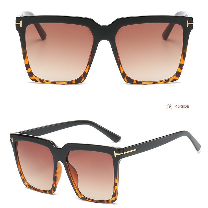 1 Pair Simple Series Retro mixed color Plastic Women Sunglasses Picture5