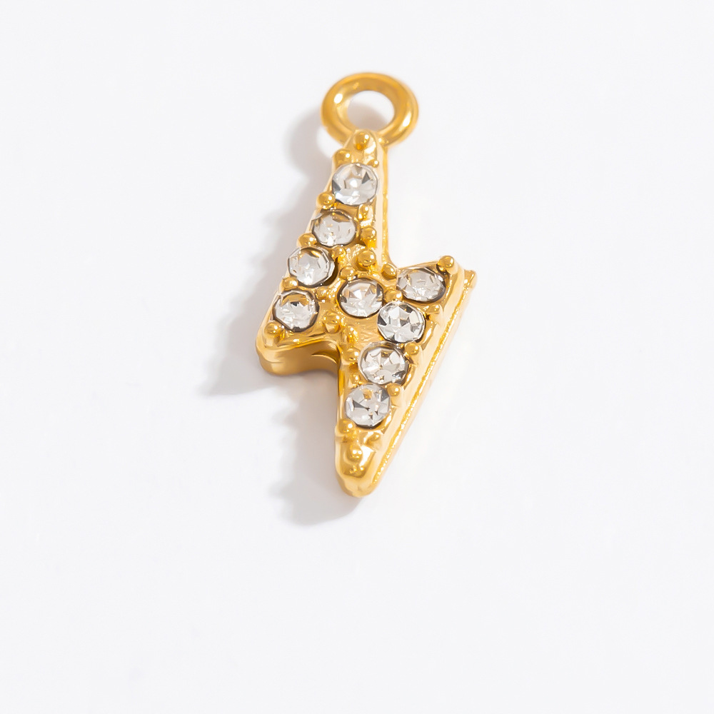 1 Pair Simple Series Daily Turtle Stainless Steel Gold Color DIY Women's Pendants h5Picture7