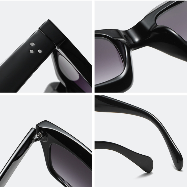 1 pair of simple - style daily color - block women's sunglasses h5Picture8