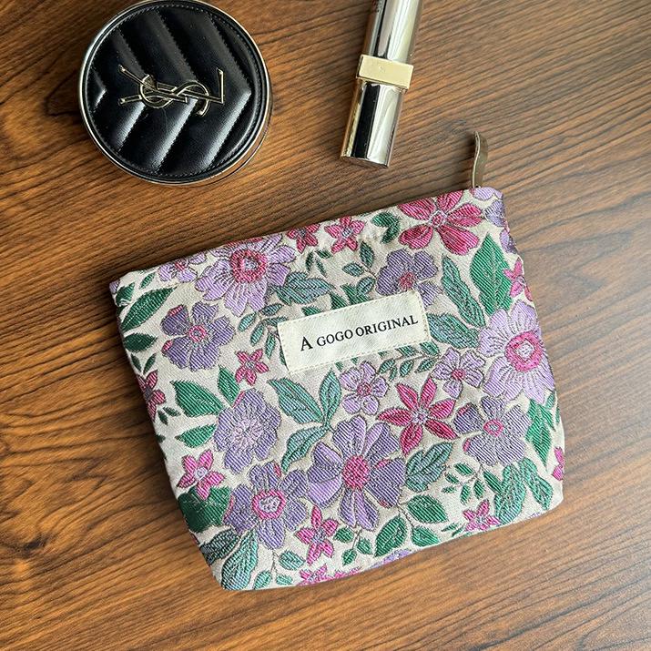 1 Stück Romantische Serie Natürliche Blume Canvas Damentaschen h5Bild7