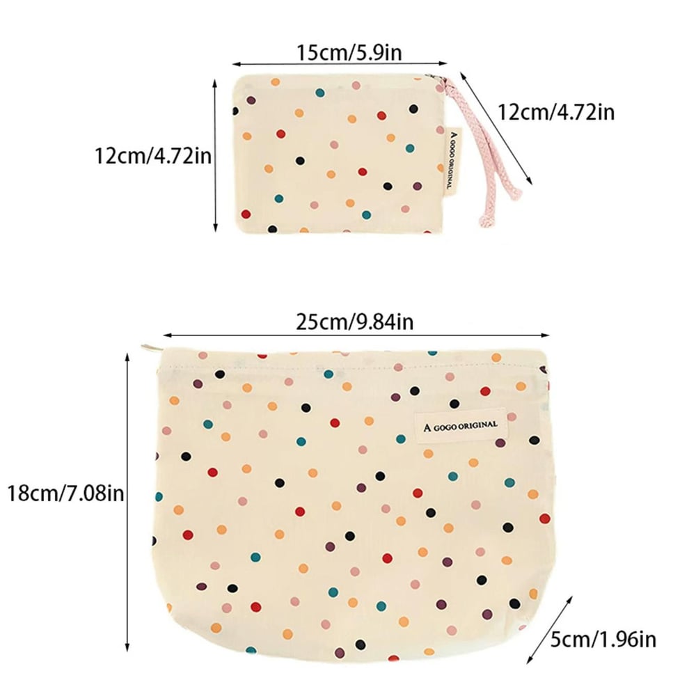 1 Piece Simple Series Elegant Polka Dots Canvas Women's Bags h5Picture7