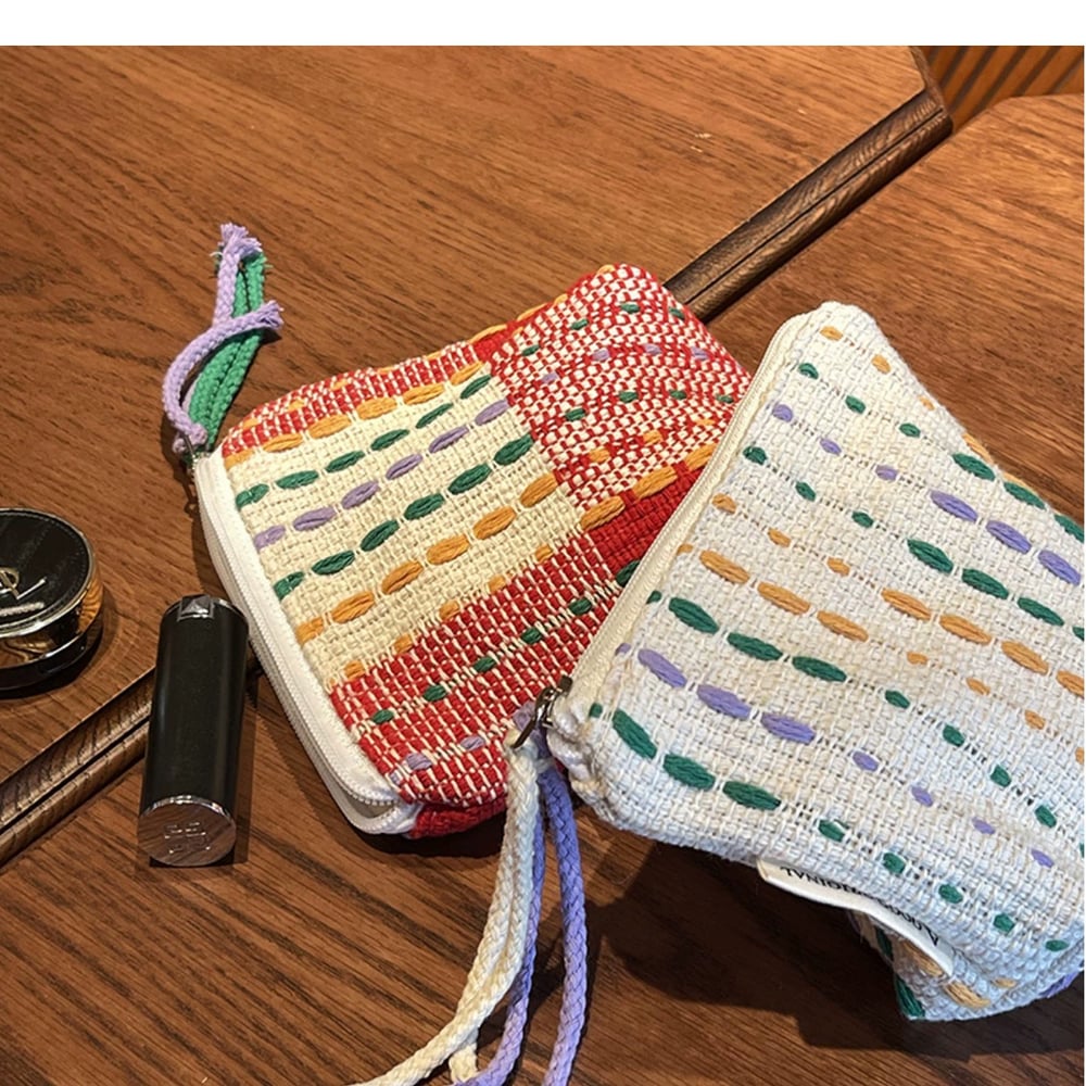 1 Piece Ethnic Series Daily Plaid Polyester Women's Bags Picture6