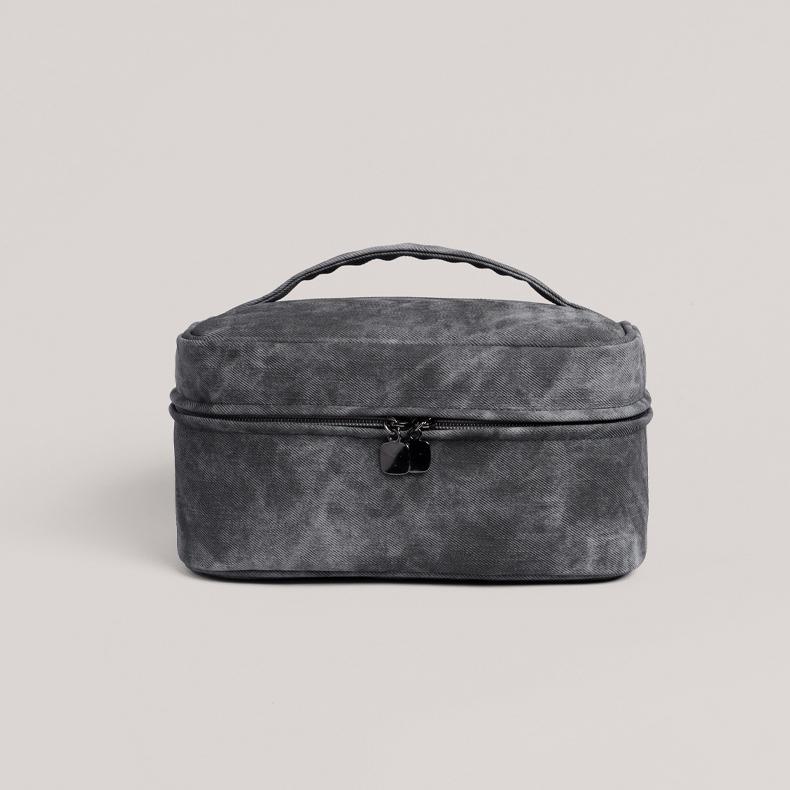 1 Piece Minimalist Series Casual Mixed Denim Pattern High-capacity Women's Cosmetic Bags h5Picture6