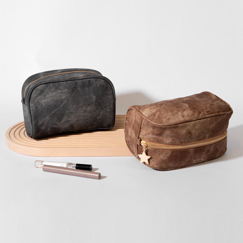 1 Piece Modern Series Durable Casual Mixed Denim Pattern Women's Cosmetic Bags h5Picture5