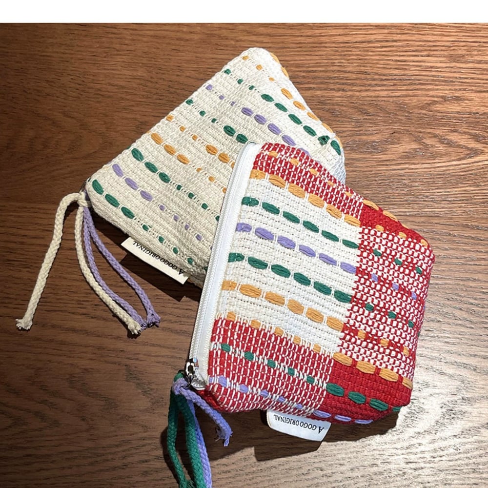 1 Piece Ethnic Series Daily Plaid Polyester Women's Bags Picture3