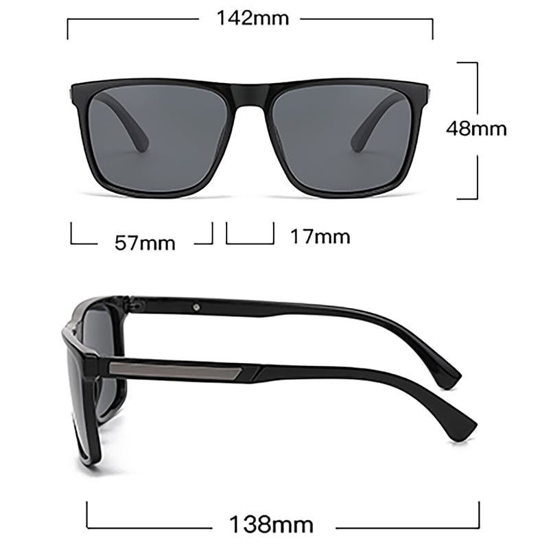 1 Pair Modern Series Daily Patchwork Anti-glare Lightweight Unisex Sunglasses Picture11