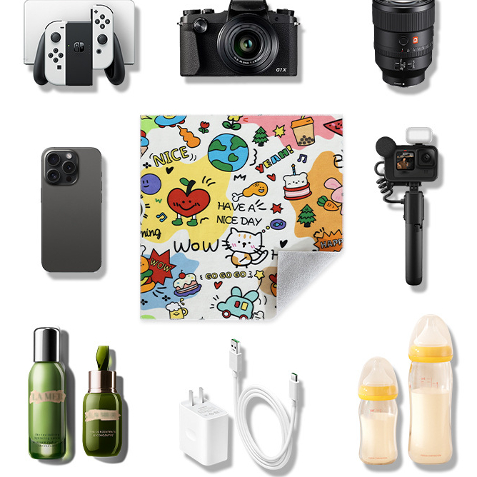 1 Piece  Cute Cartoon Polyester All-purpose Lightweight Cloth Women's Bags h5Picture11