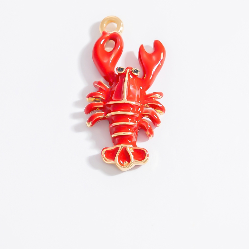 1 Piece Romantic Series Daily Charming Plant Colorful Alloy Gold Color Women's Pendants h5Picture11