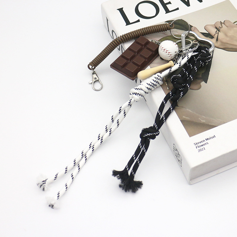 1 Piece Simple Series Lovely Hand-woven Dachshund  Women's Bag Charms h5Picture4