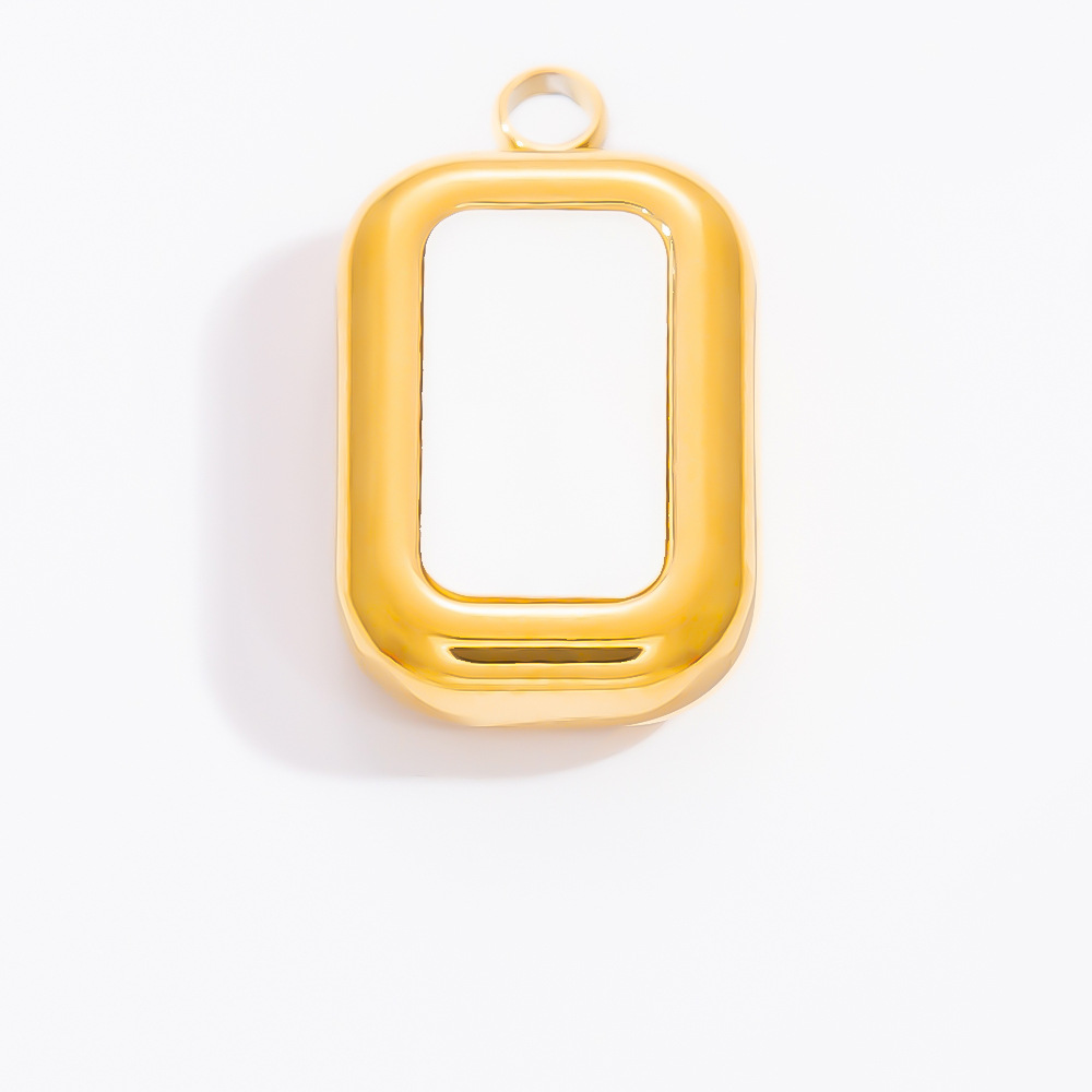 1 Piece Romantic Series Daily Butterfly Oil- Glazing Stainless Steel Gold Color Women's Pendants h5Picture5