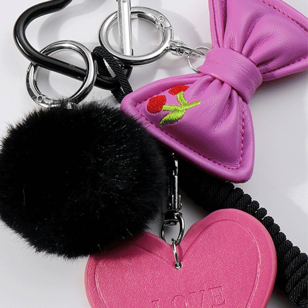 1 Piece Romantic Series Sweet Bow Knot Resin Women's Bag Charms h5Picture5