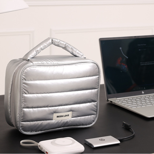 1 Piece Simple Series Daily Solid Color Nylon Large-capacity Storage Bag for Daily Items during Travel h5Picture6