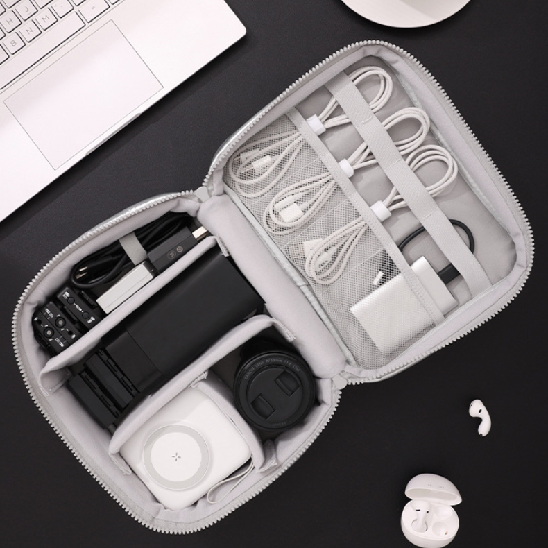 1 Piece Simple Series Daily Solid Color Nylon Large-capacity Storage Bag for Daily Items during Travel h5Picture7