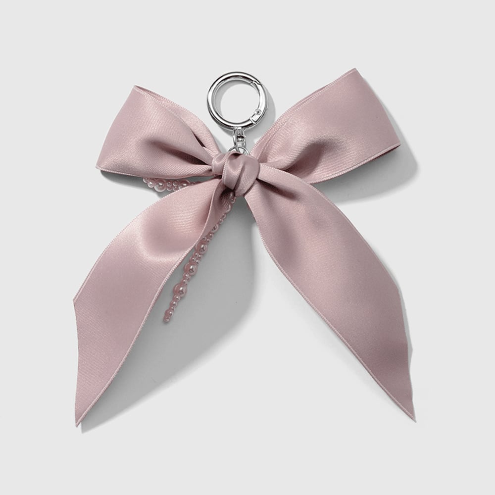 1 Stück Romantische Serie Süße Schleife Knoten Harz Künstliche Perle Damen Tasche Charms h5Bild6