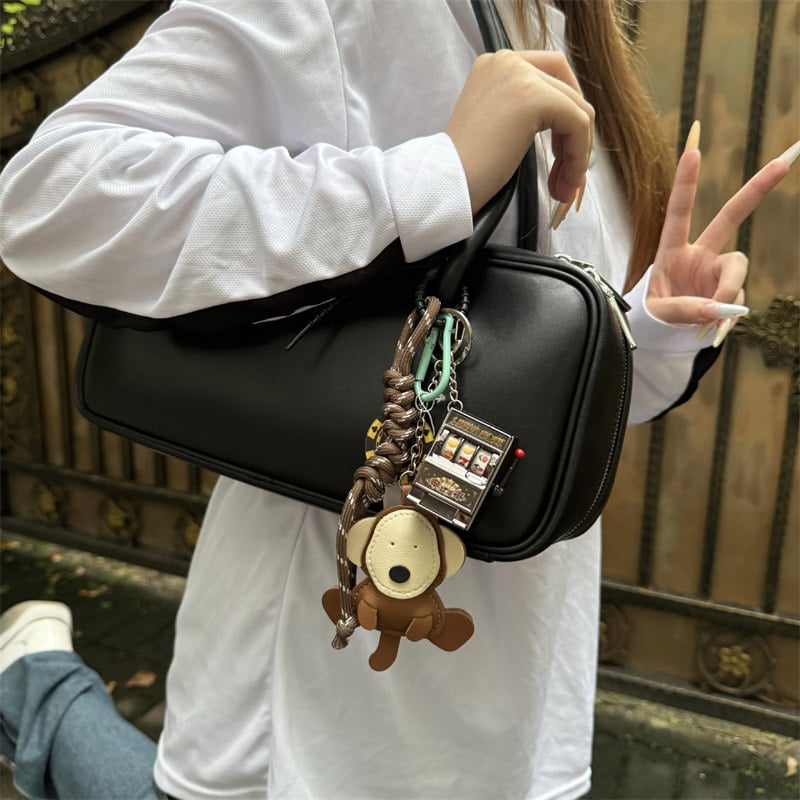 1 Piece Simple Series Daily Animal PU Women's Bag Charms h5Picture6