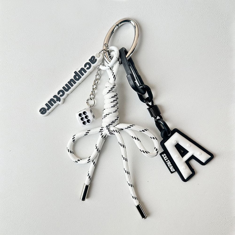 1 Piece Sport Series White Color Women's Bag Charms h5Picture4