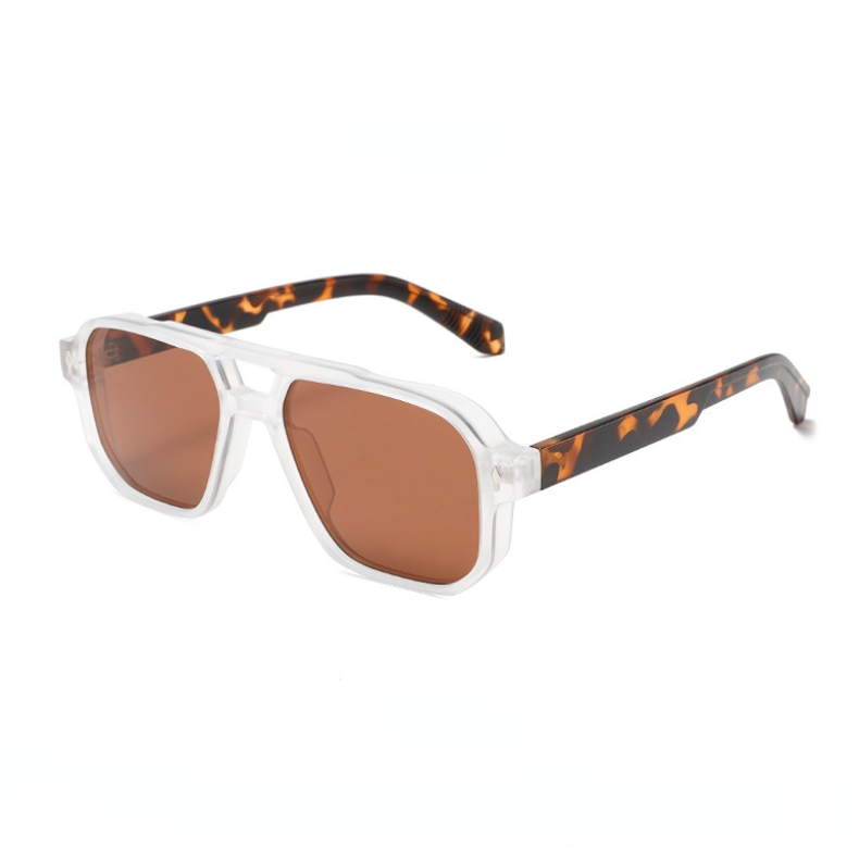 1 Pair Daily Series Light Commute Solid Color Plastic Unisex Sunglasses h5Picture3