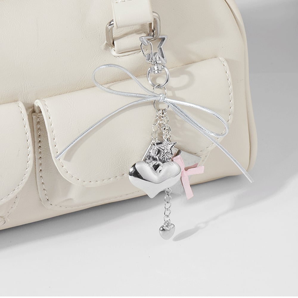 1 Piece Romantic Series Sweet Heart Alloy Women's Bag Charms Picture5