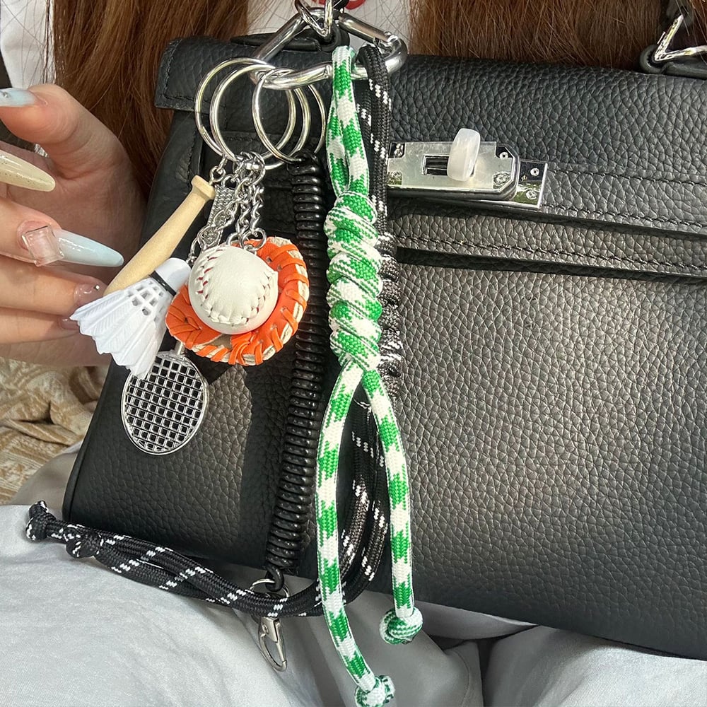 1 Piece Simple Series Sports Geometric PU Women's Bag Charms h5Picture5