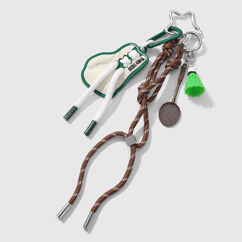 1 Stück Simple Series Sport Letter Alloy Damen Taschenanhänger h5Bild3