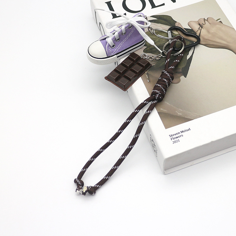 1 Stück Simple Series Daily Chain Kunststoff Damen Taschenanhänger Bild4