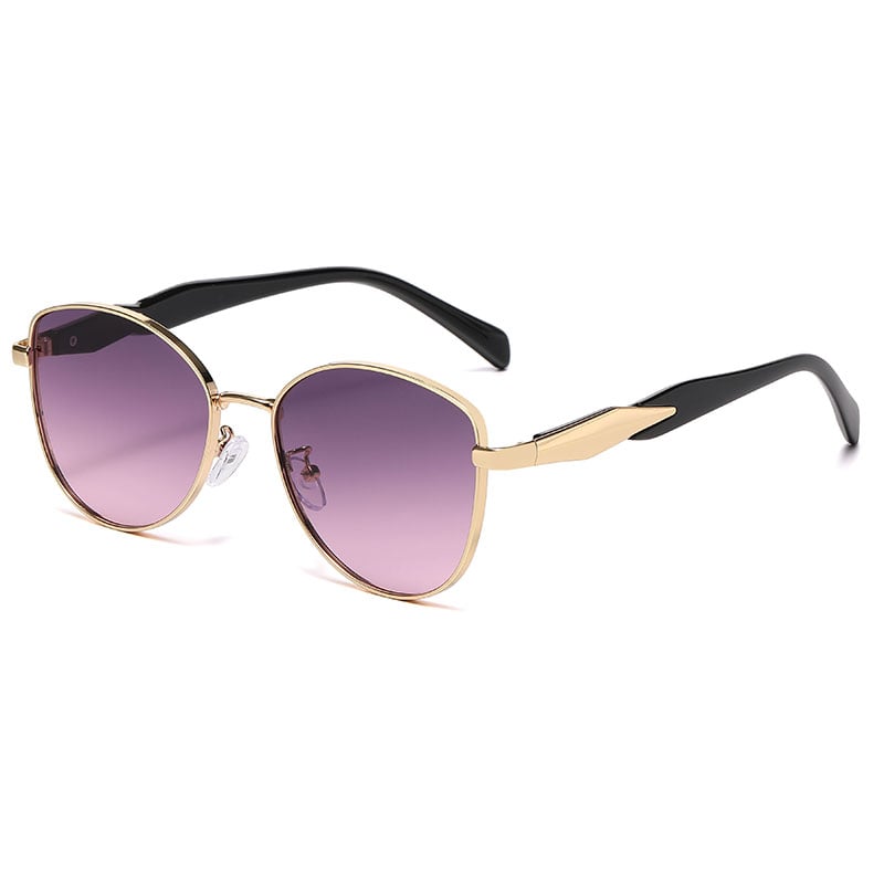 1 Pair Simple Series Casual Patchwork Stainless Steel Unisex Sunglasses Picture3