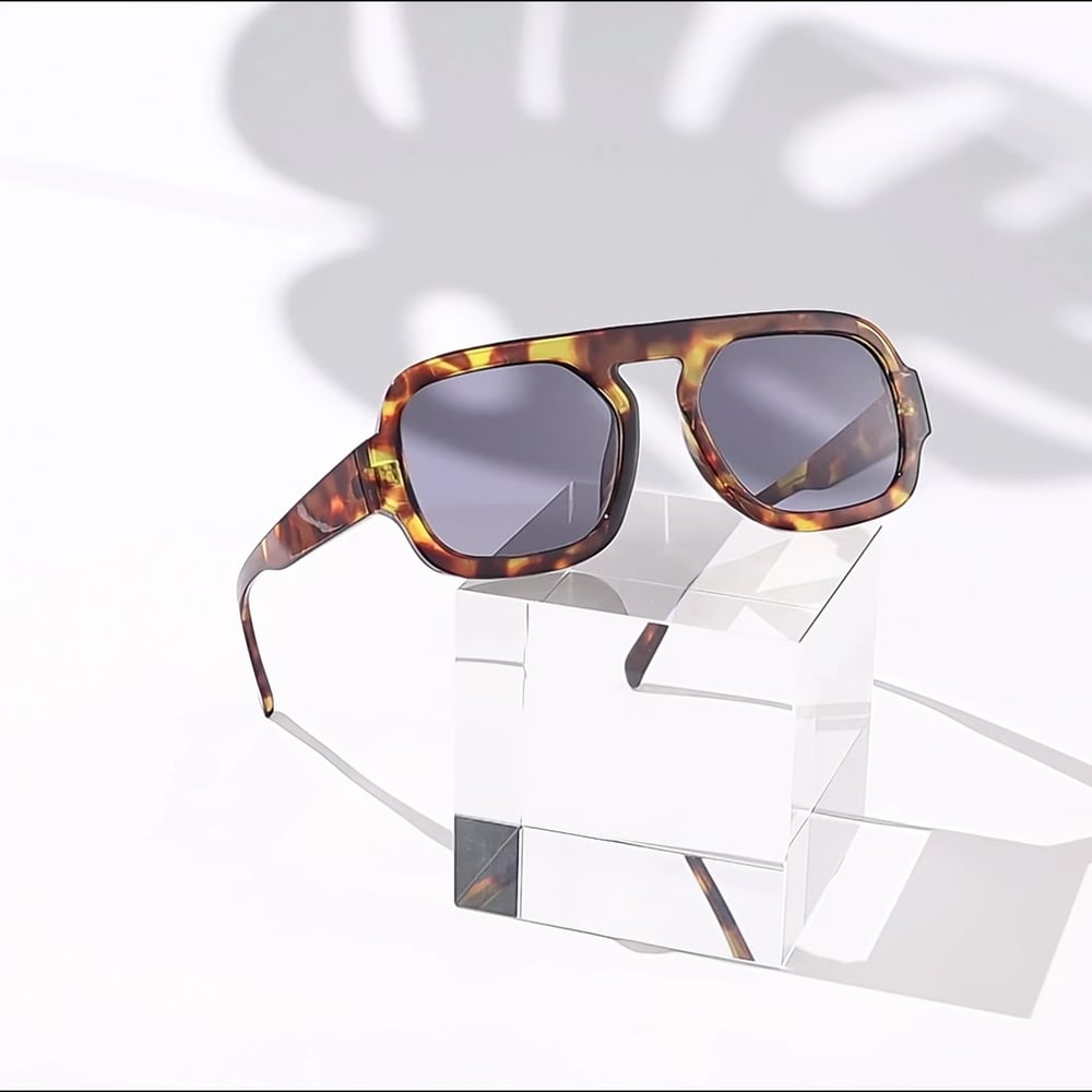 1 Pair Simple Series Daily Leopard Print Plastic Women's Sunglasses Picture8