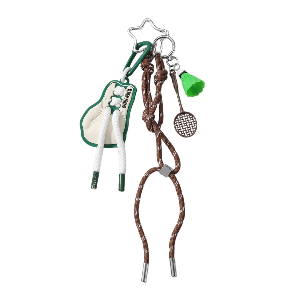 1 Stück Simple Series Sport Letter Alloy Damen Taschenanhänger h5Bild6