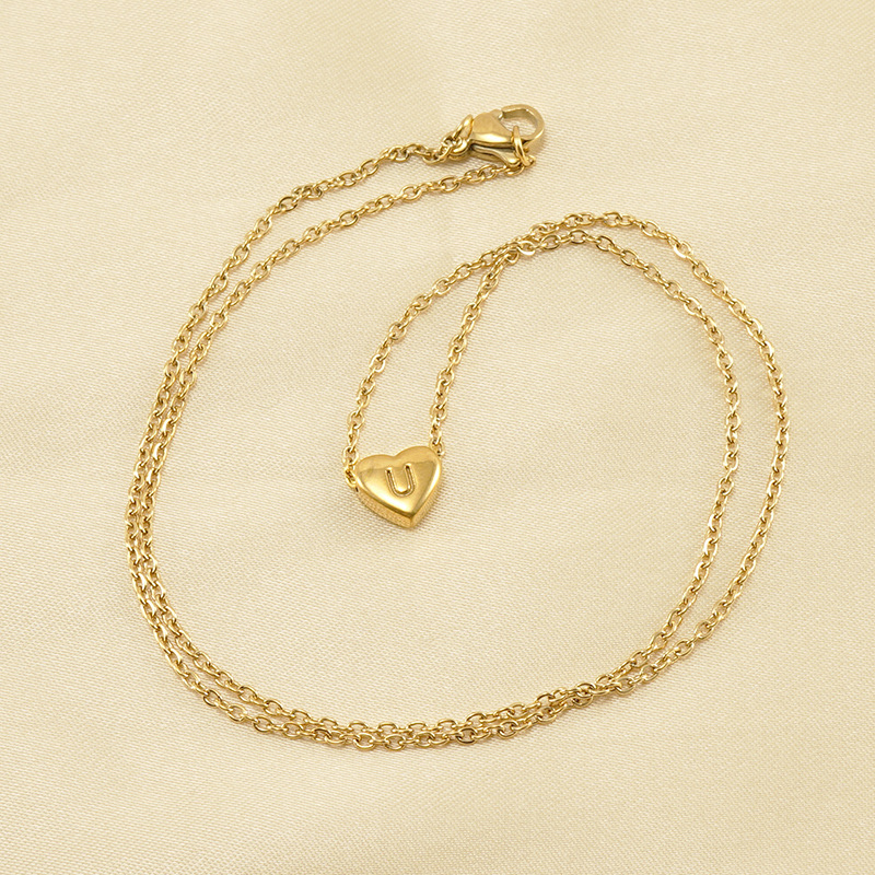 1 Piece Simple Series Daily Letter Women's Pendant Necklaces h5Picture3