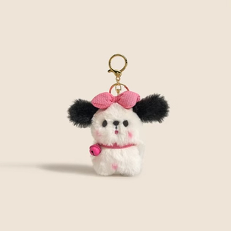 1 Piece Lovely Series Sweet Puppy With Bowknot & Bell Rayon Women's Bag Charms h5Picture6
