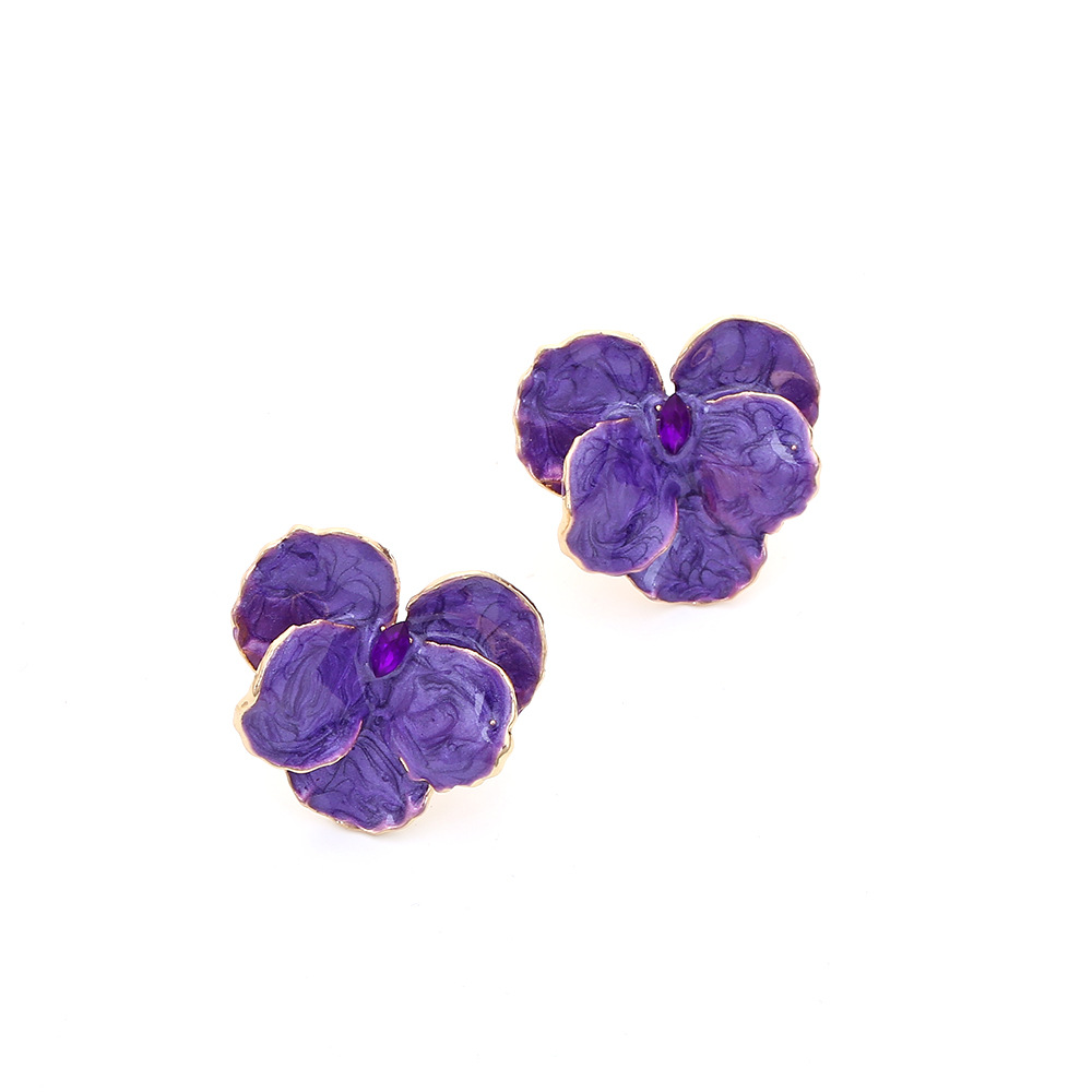 1 Pair Retro Flower Alloy Women's Stud Earrings h5Picture3