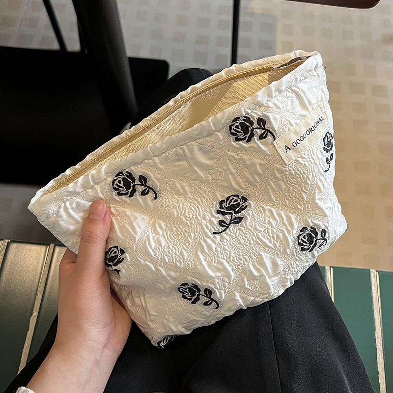 1 Piece Romantic Series Natural Flower Polyester Women's Bags Picture6