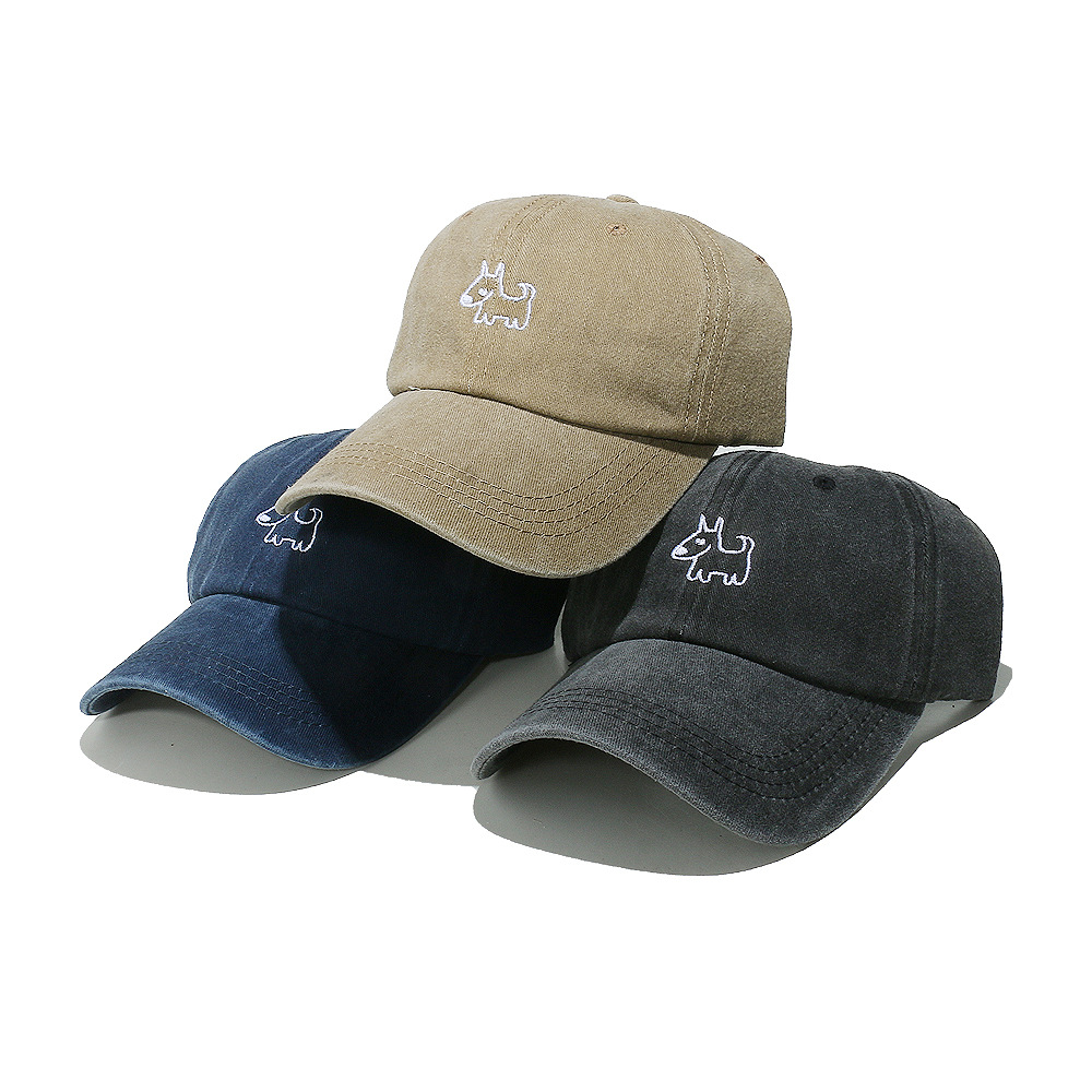 1 Piece Cowboy Dog Embroidered Baseball Cap Picture3