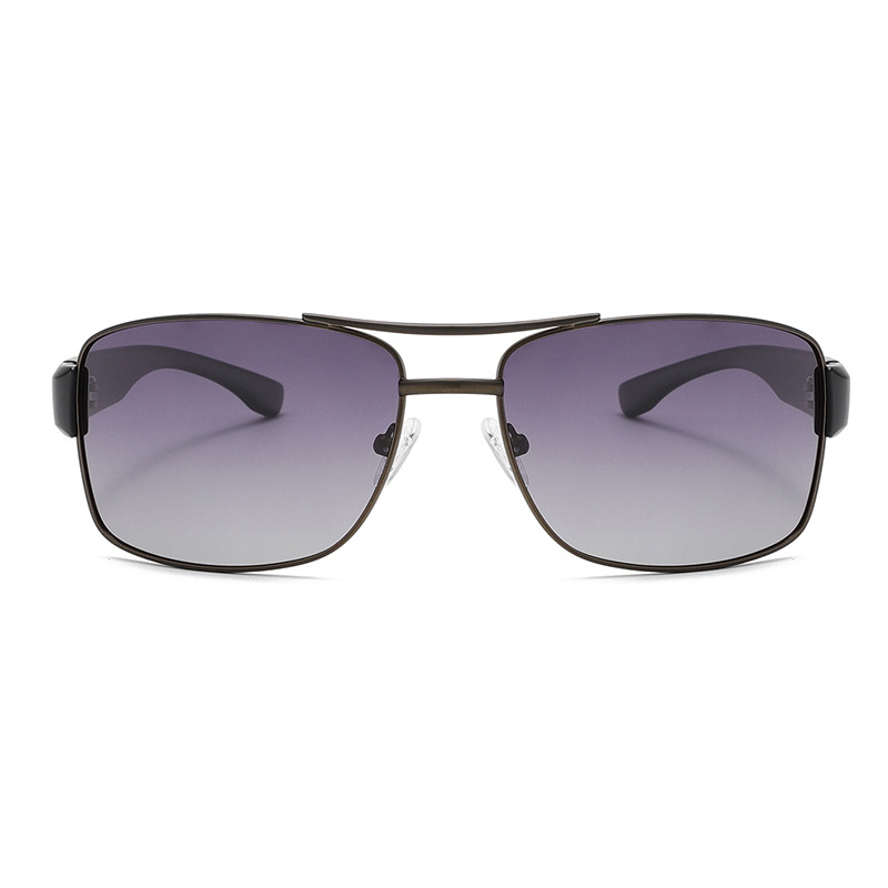 1 Pair of High - end Double - bridge Metal Women's Sunglasses Picture3